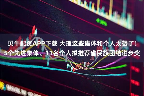 贝牛配资APP下载 大理这些集体和个人太赞了！5个先进集体、11名个人拟推荐省民族团结进步奖